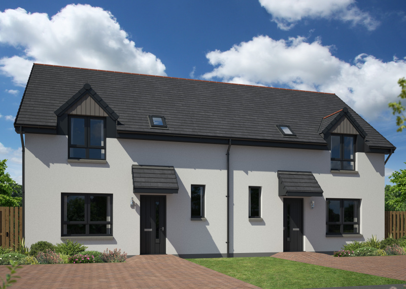 Springfield Properties New Homes In Scotland - Dallachy North Semi-detached - Dallachy Semi detached North AS