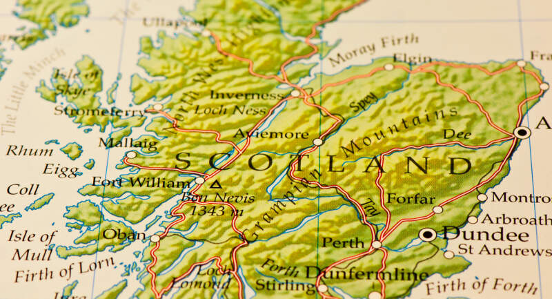 Dundee on map