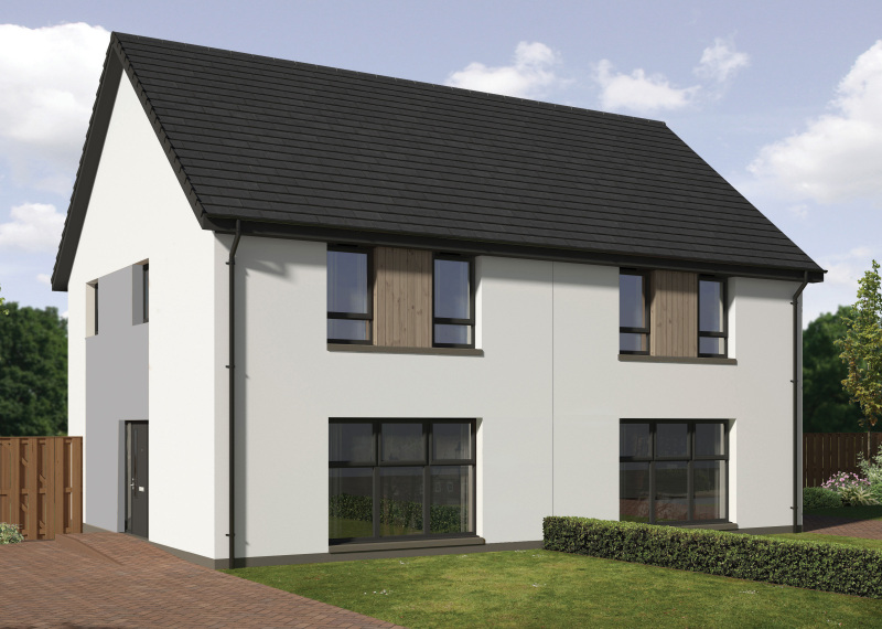 Springfield Properties New Homes In Scotland - Fortrose semi - FORTROSE
