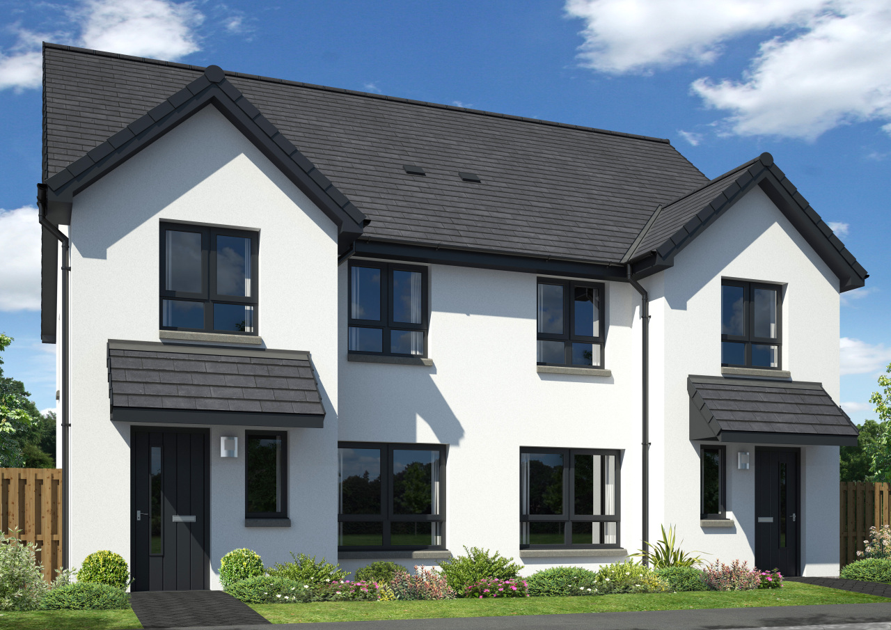 Springfield Properties New Homes In Scotland - Ardmore / terrace - Ardmore Semi Milnathort AS