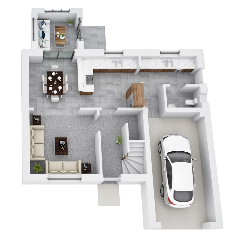 4 bedroom detached Braemar with sunroom for sale in Blairgowrie plot