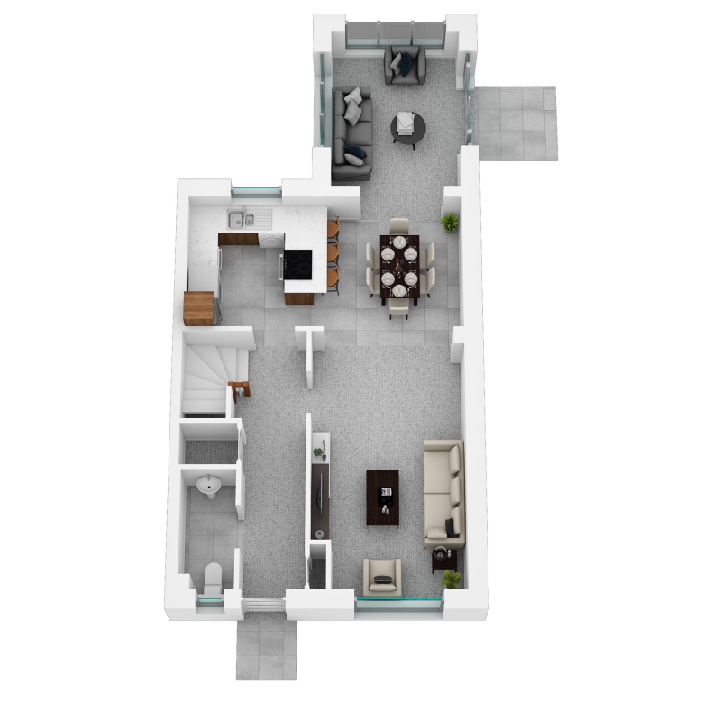 OP 01 Springfield Central The Cupar detached with sunroom Ground Floor