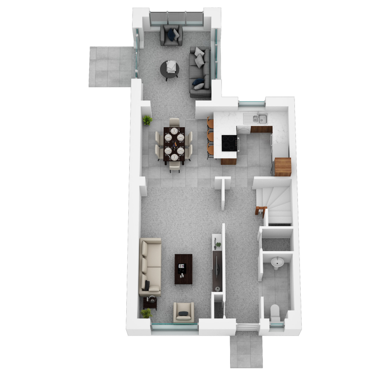 AS 01 Springfield Central The Cupar detached with sunroom Ground Floor