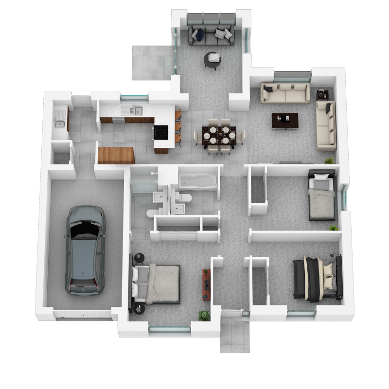 AS 02 Springfield Central The Cullen Ground Floor With Sunroom