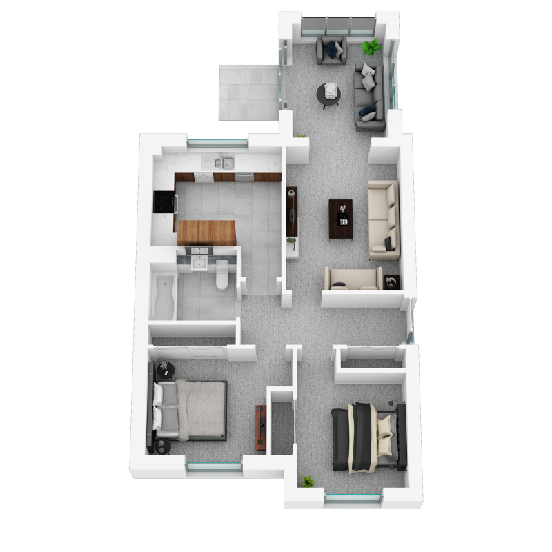 OP 02 Springfield Central The Cumbrae Ground Floor With Sunroom