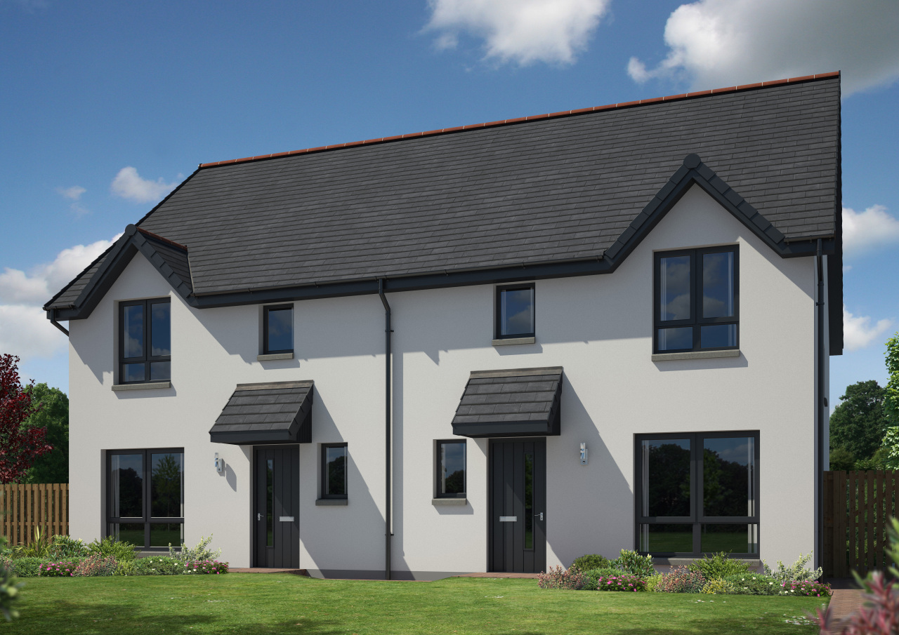 Springfield Properties New Homes In Scotland - Cupar North Semi-detached - Cupar North OPP