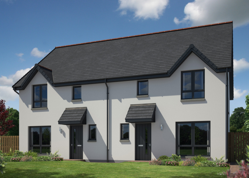 Springfield Properties New Homes In Scotland - Cupar North Semi-detached - Cupar North OPP
