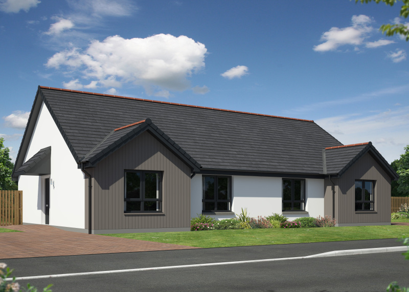 Springfield Properties New Homes In Scotland - Roseisle North - Roseisle Semi detached North AS