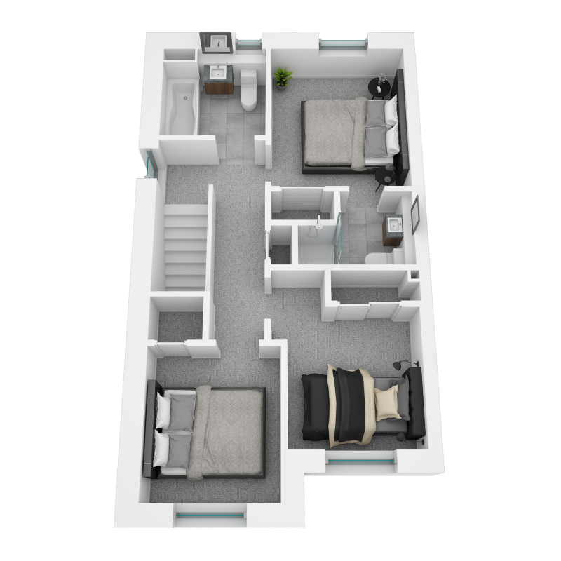 Springfield Properties New Homes In Scotland - Ardmore North - Ardmore North AS 3D FF