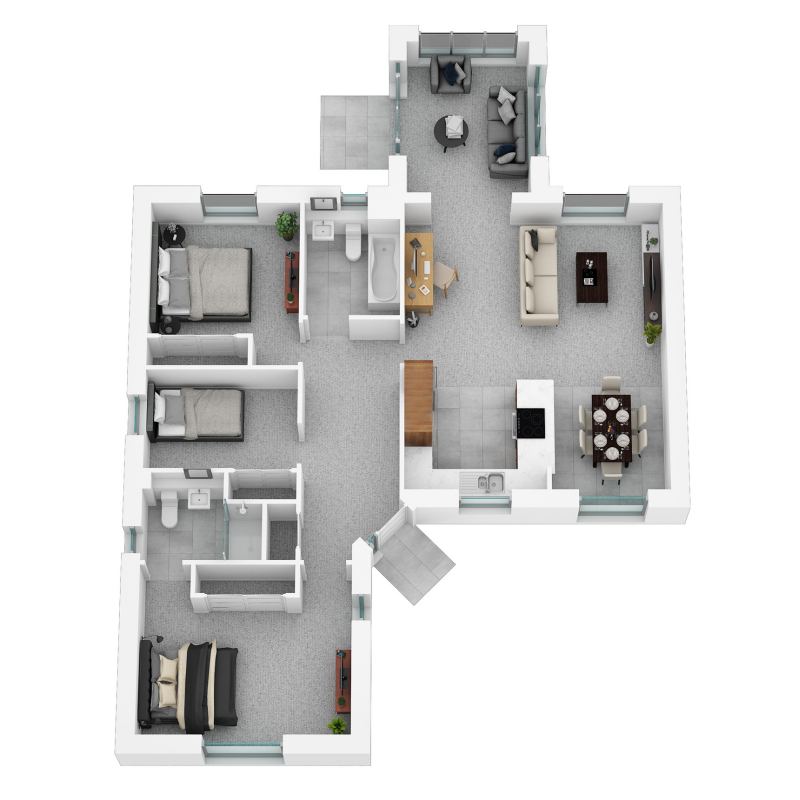Croy North OPP 3D GF With Sunroom