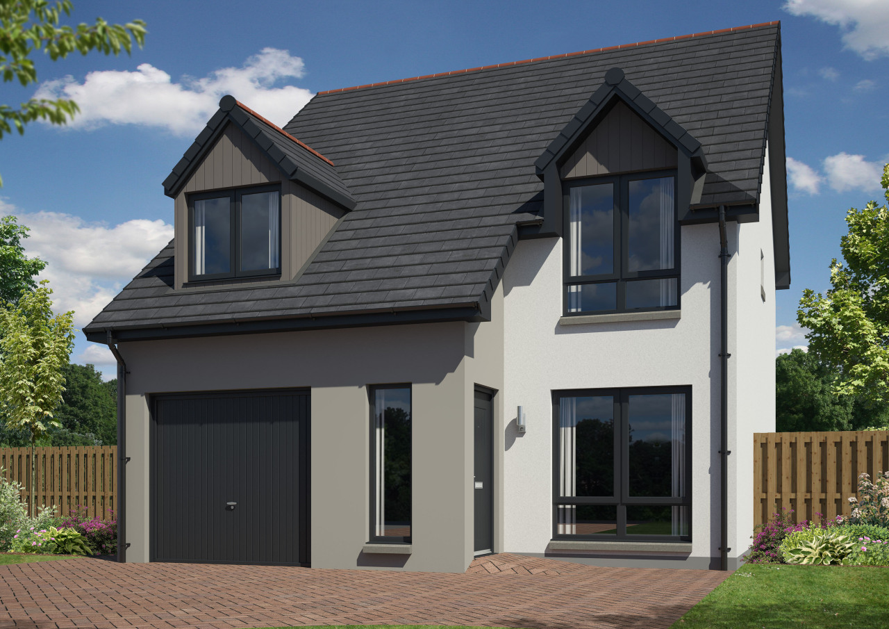 Springfield Properties New Homes In Scotland - Nairn North Detached - Nairn Detached North AS