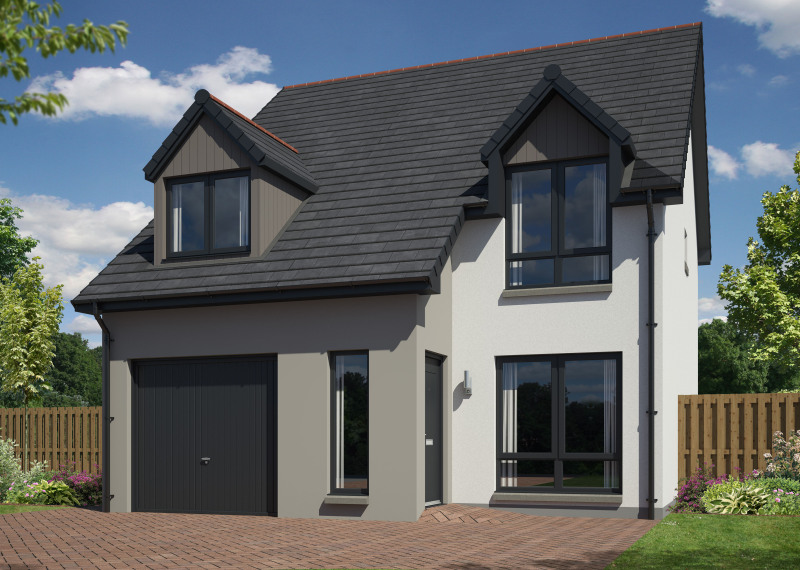 Springfield Properties New Homes In Scotland - Nairn North Detached - Nairn Detached North AS