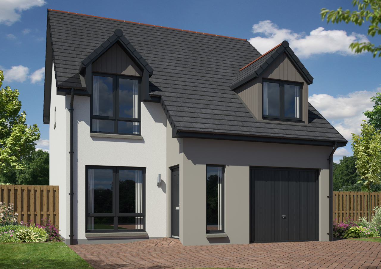 Springfield Properties New Homes In Scotland - Nairn North Detached - Nairn Detached North OPP