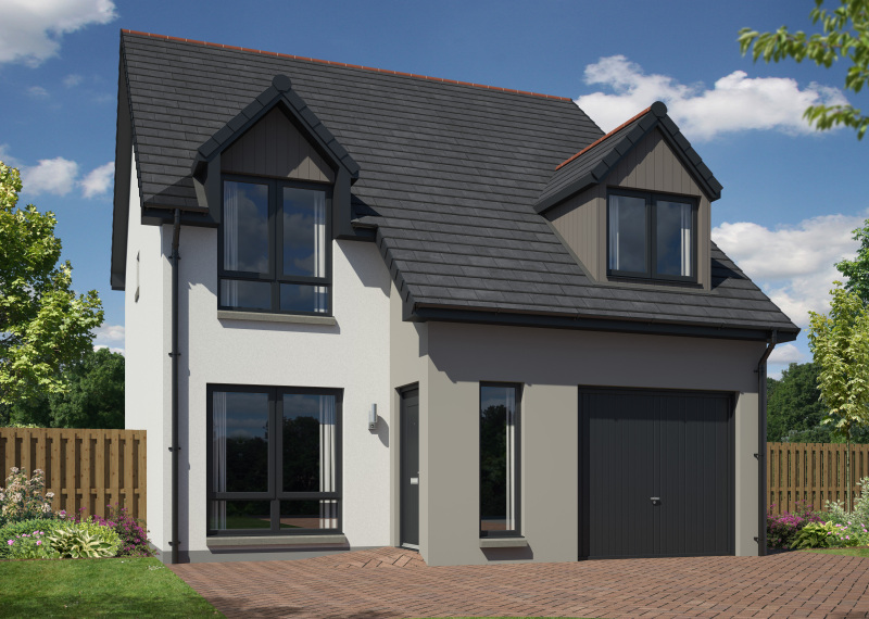 Springfield Properties New Homes In Scotland - Nairn North Detached - Nairn Detached North OPP