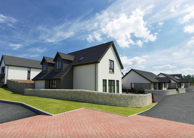 Springfield Properties New Homes In Scotland - Pool of Muckhart - Pool of Muckhart holding banner