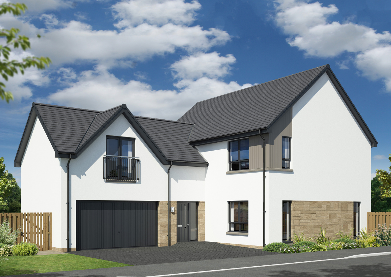 Springfield Properties New Homes In Scotland - Bowmore - Bowmore Dykes of Grey Area K2 C 03