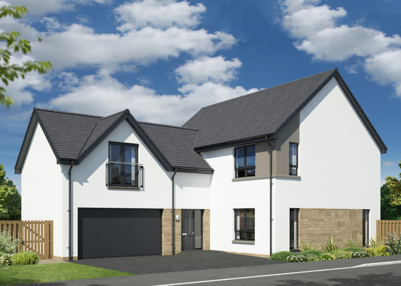 Springfield Properties New Homes In Scotland - Bowmore - Bowmore Dykes of Grey Area K2 C 03