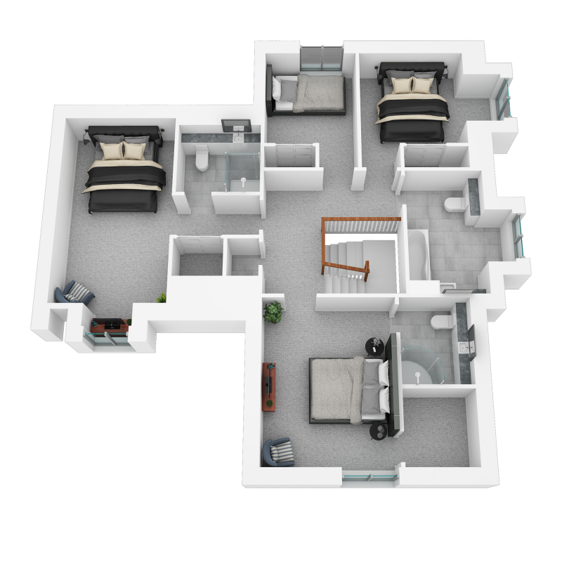 Springfield Properties New Homes In Scotland - Culbin North - Culbin North AS 3D FF