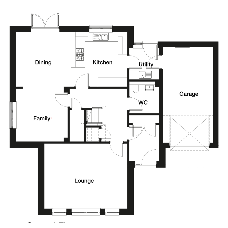 Springfield Properties New Homes In Scotland - Culbin North - Culbin North OPP GF OPEN