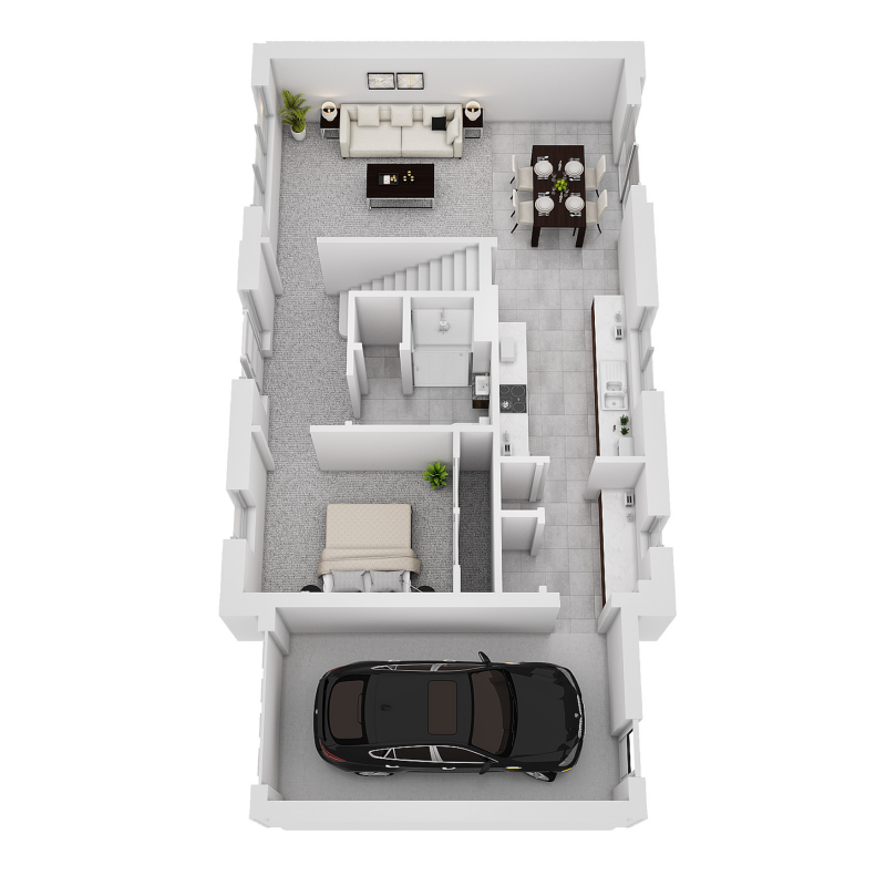 Springfield Properties New Homes In Scotland - Nethy North - 07 Nethy North 3D OP GF