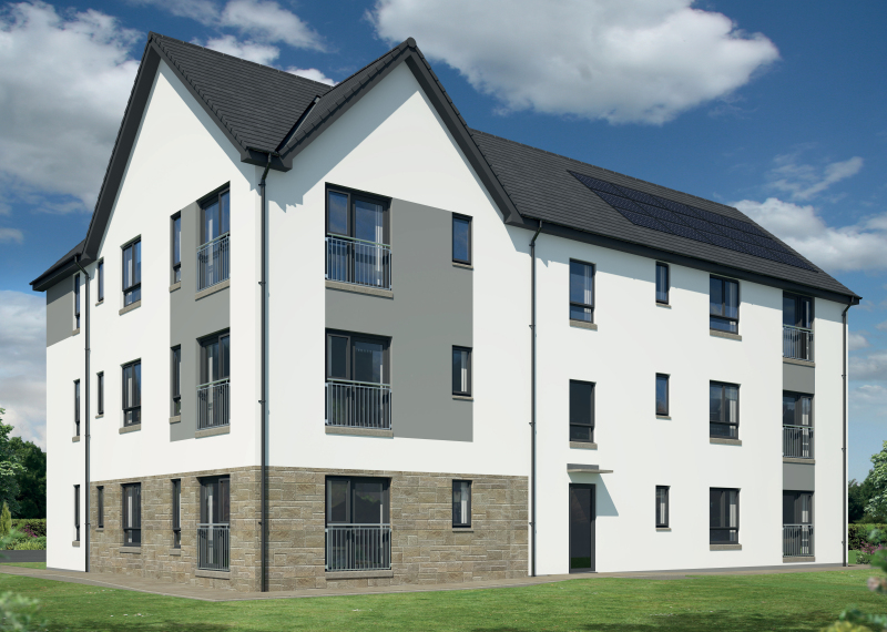 Springfield Properties New Homes In Scotland - Finavon North - Finavon CGI AS