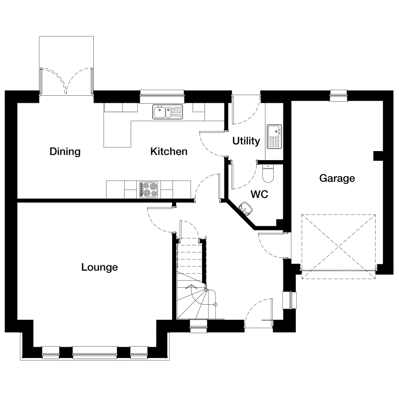 Springfield Properties New Homes In Scotland - Kintore North - OP 04 Kintore North GF