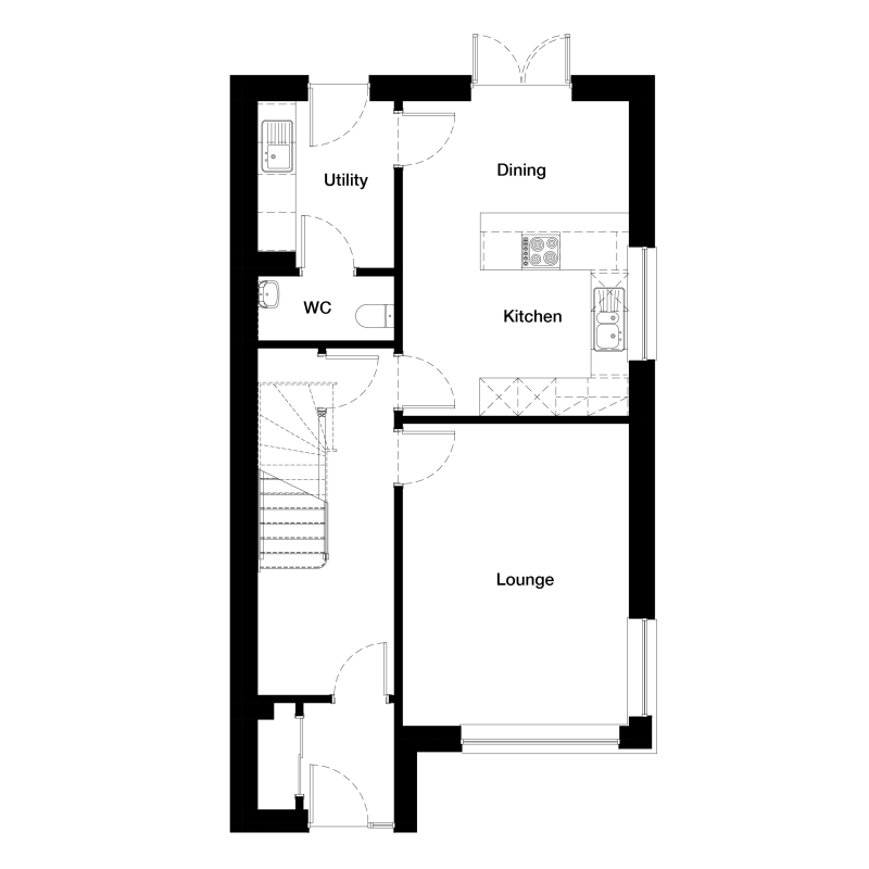 Springfield Properties New Homes In Scotland - Tomich - 04 Tomich GF OPP