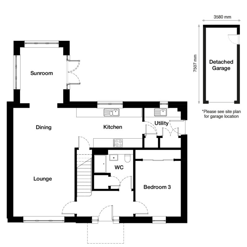 06 Nethy North OPP GF with sunroom