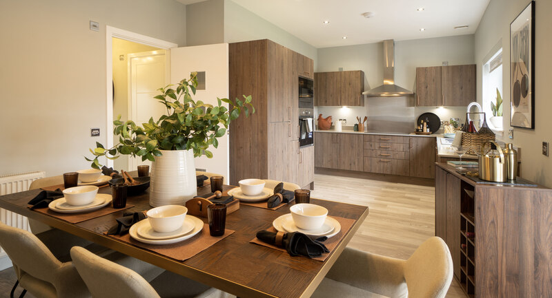 Dunrobin show home - dining kitchen