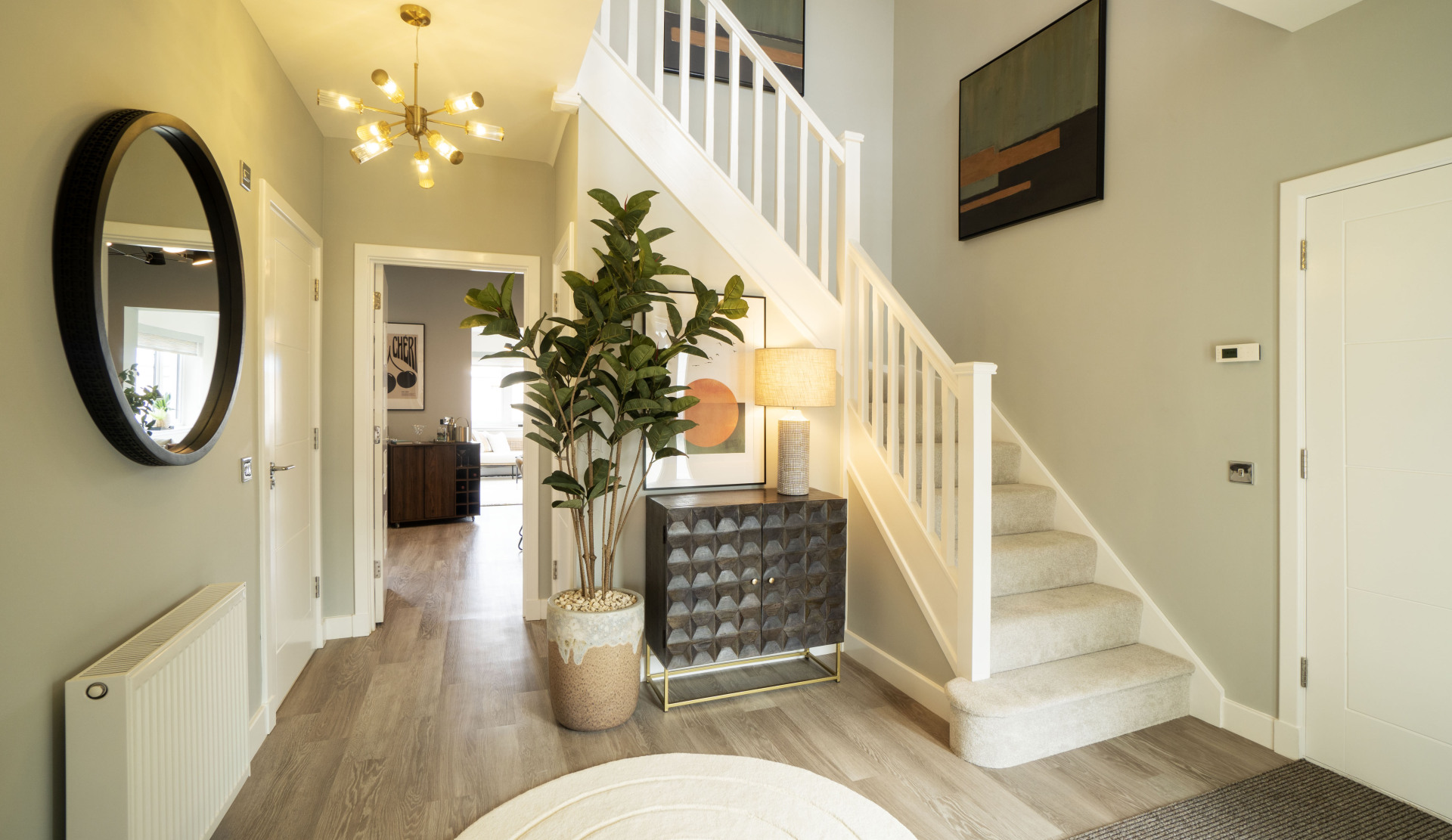 Dunrobin show home - entrance hallway