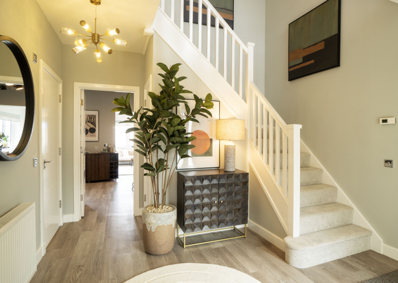 Dunrobin show home - entrance hallway