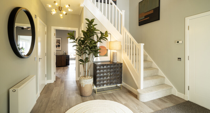 Dunrobin show home - entrance hallway