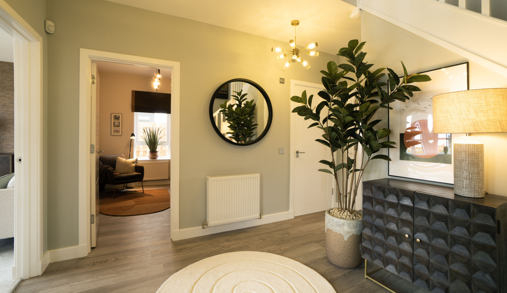 Dunrobin show home - entrance hallway