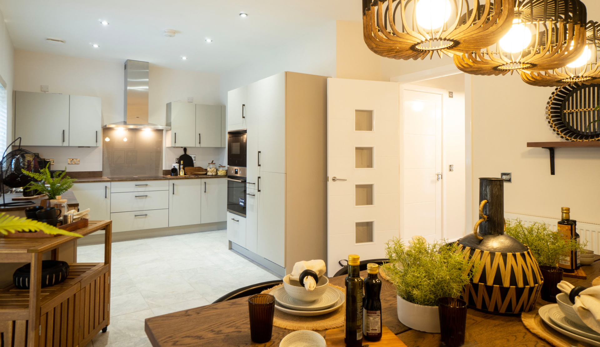 Kincraig show home - kitchen and dining area