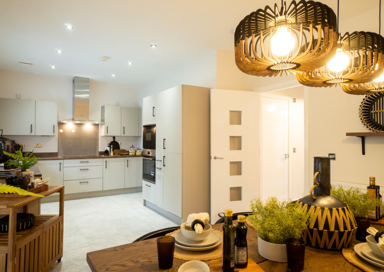 Kincraig show home - kitchen and dining area