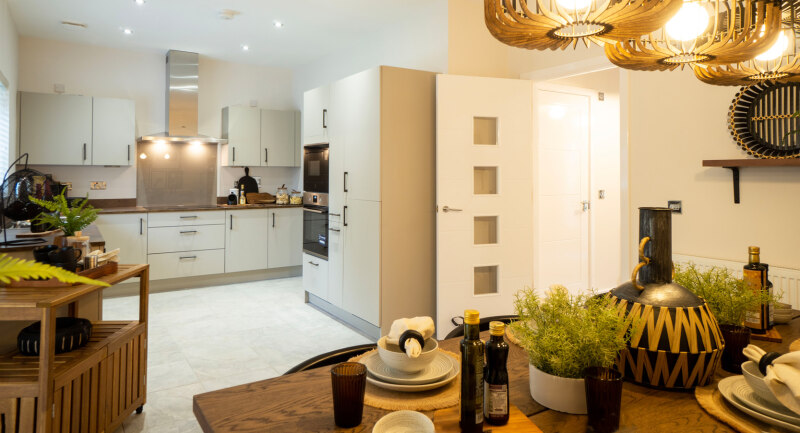 Kincraig show home - kitchen and dining area