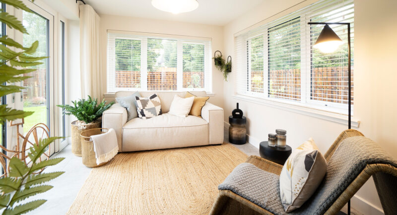 Kincraig show home - sunroom