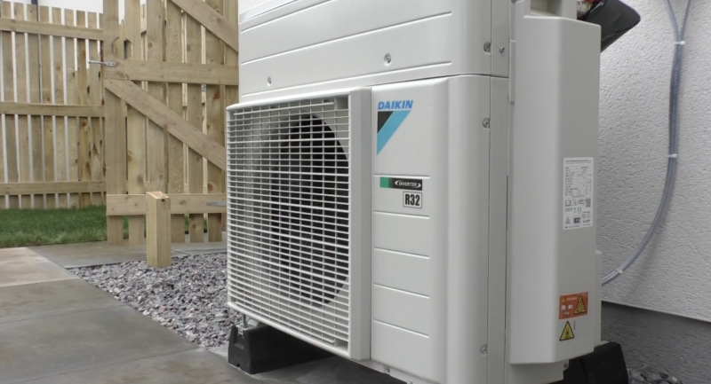 Daikin air source heat pump