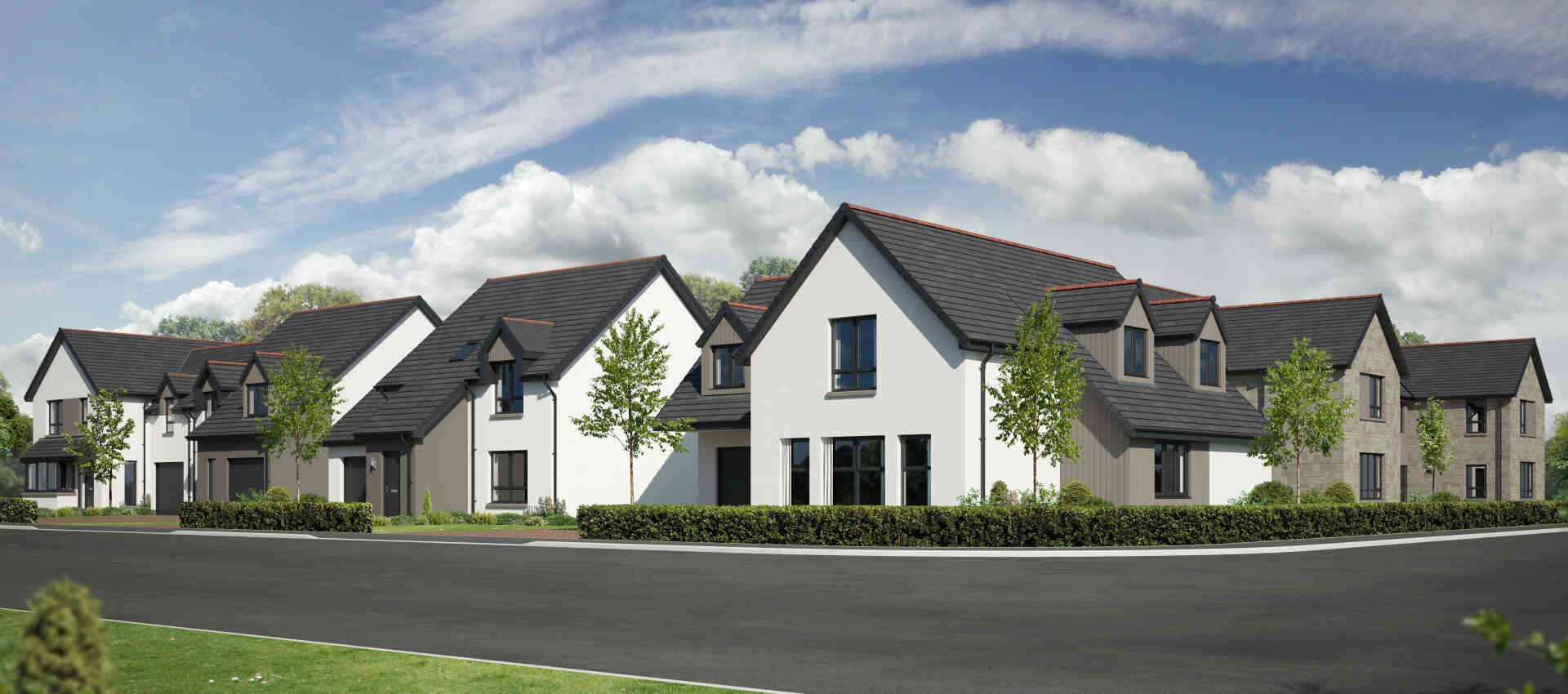 Dornoch Gardens, a new build development by Springfield.