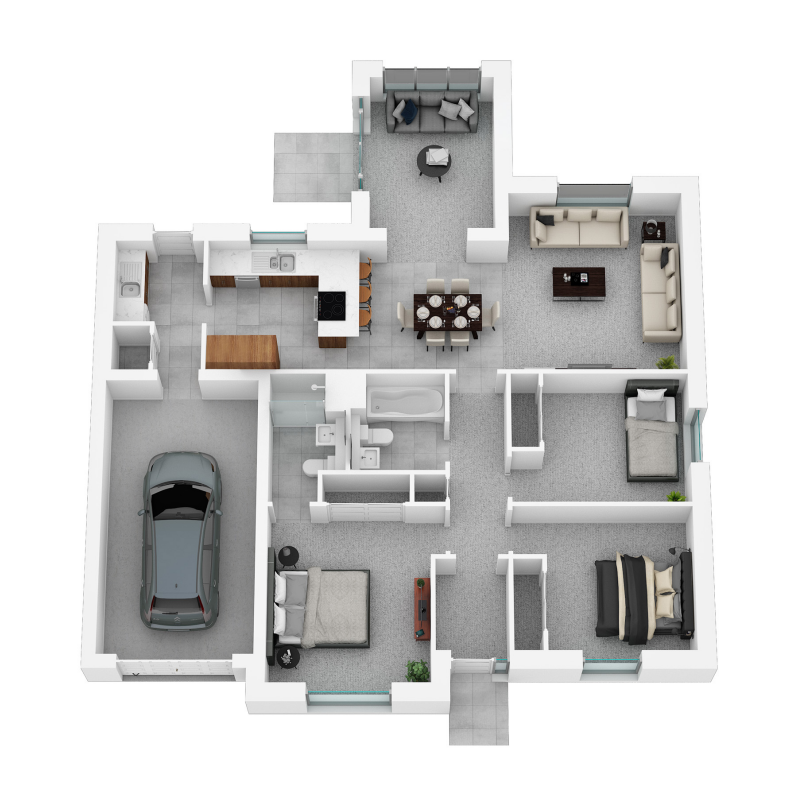 Cullen North AS 3D with sunroom