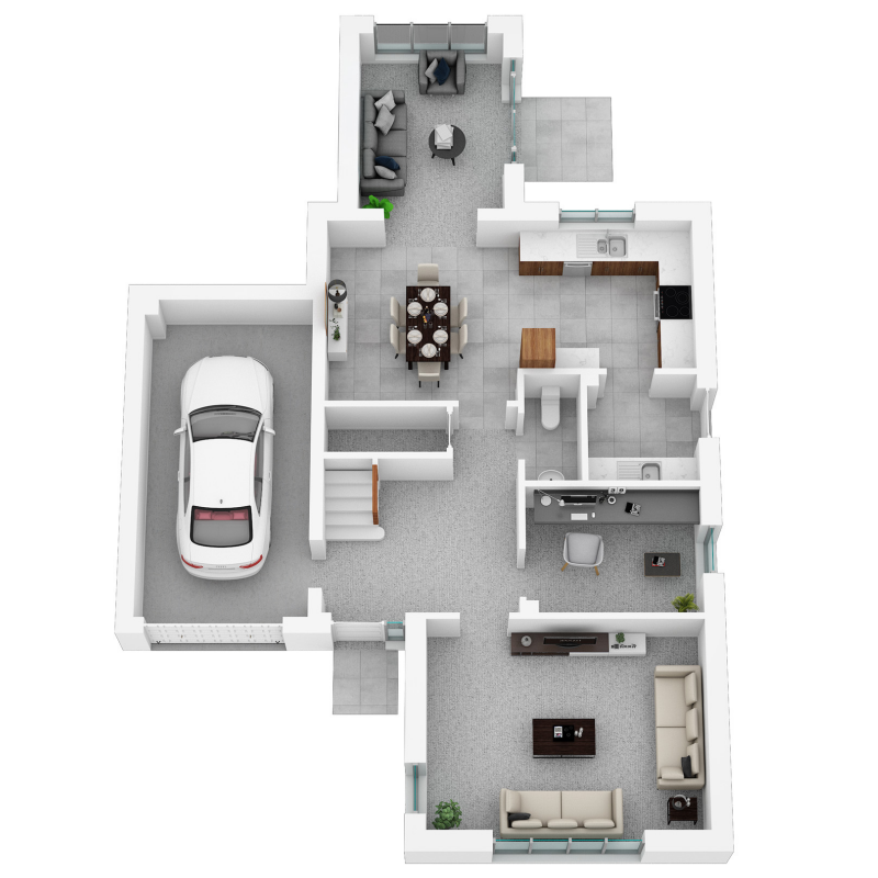 Kincraig North AS 3D with sunroom