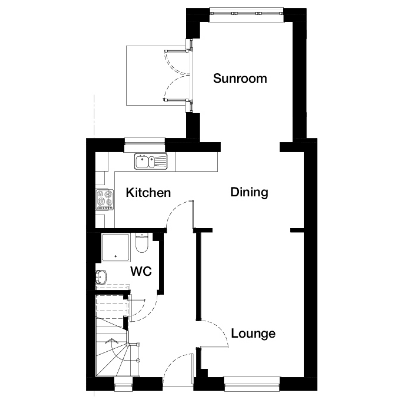 Dallachy North OPP 2D GF with sunroom