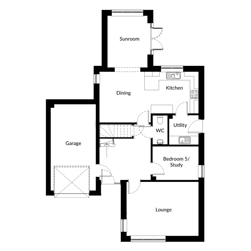 04 Gleneagles AS GF with sunroom