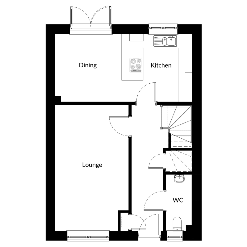 05 Ardgay Semi Detached AS GF closed